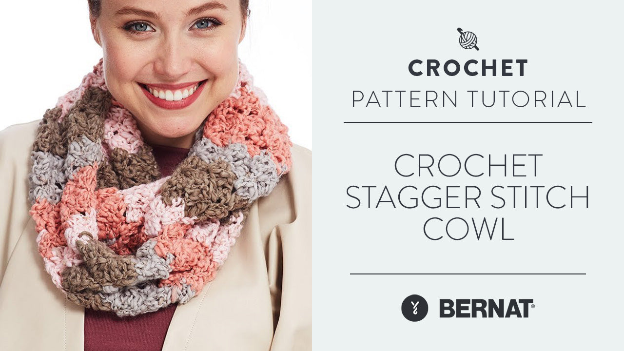 Image of Crochet Stagger Stitch Cowl thumbnail