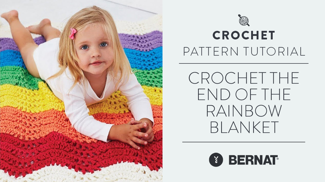 Image of Crochet the End of the Rainbow Blanket thumbnail