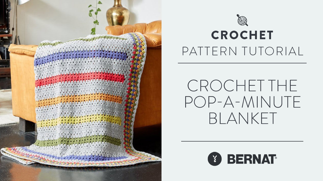 Image of Crochet the Pop-A-Minute Blanket thumbnail