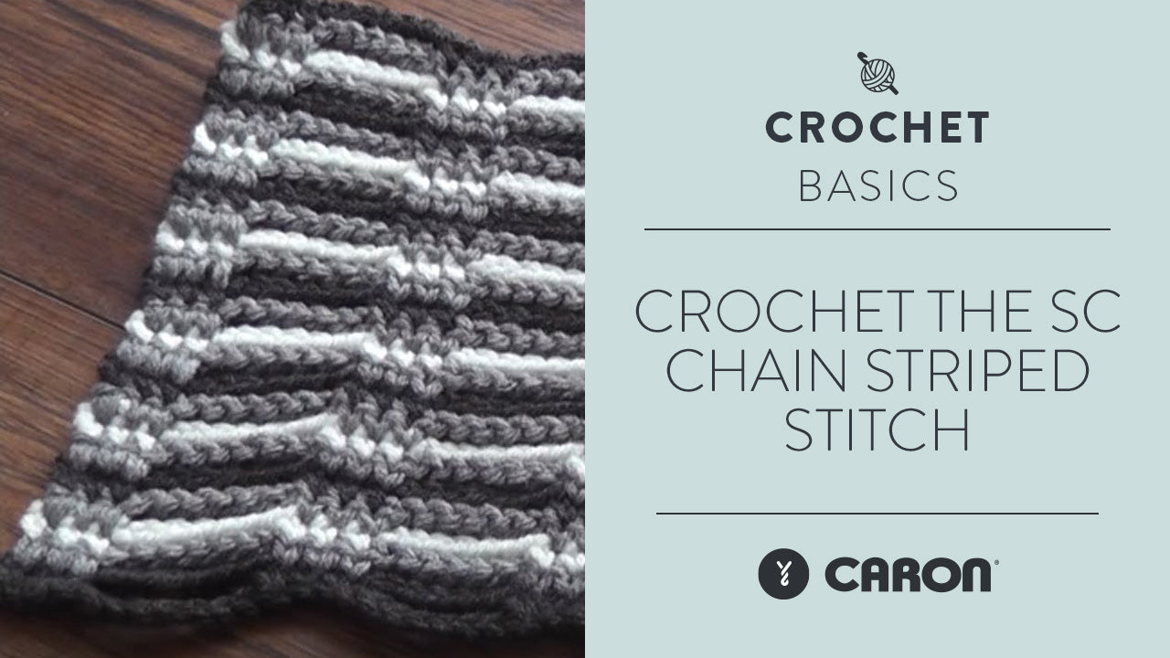Image of Crochet the Sc Chain Striped Stitch thumbnail