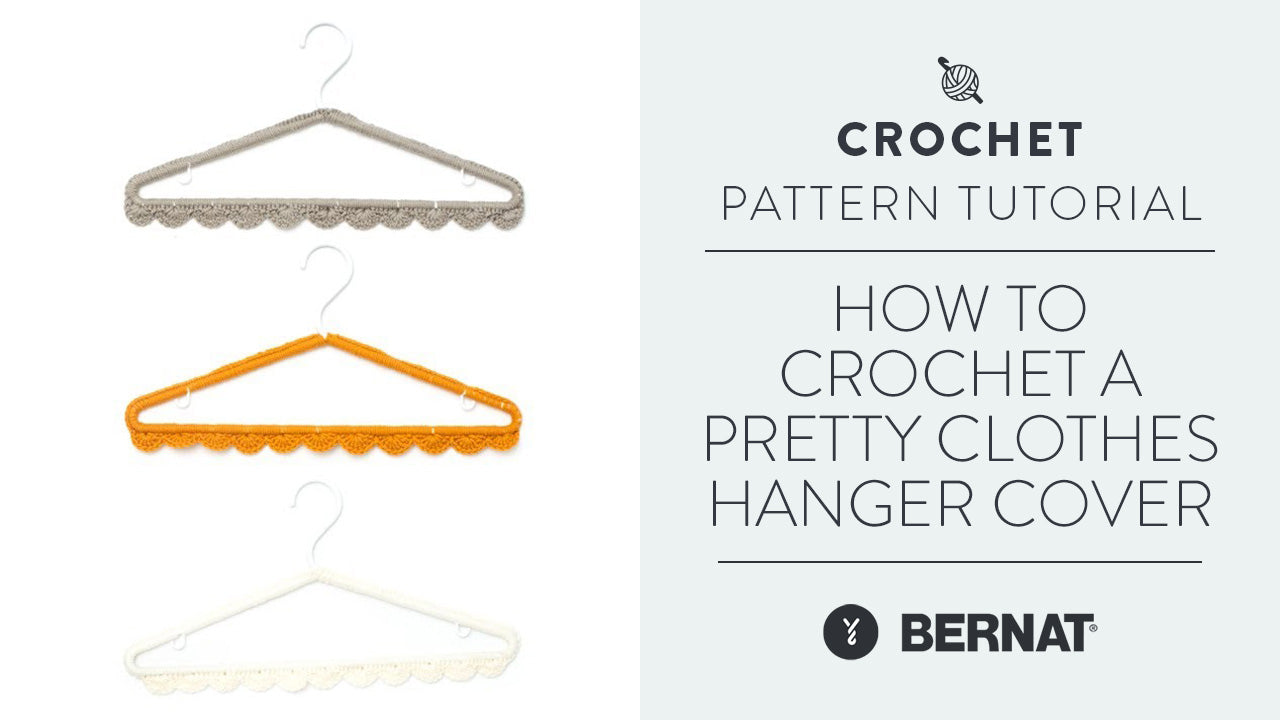 Image of How To Crochet A Pretty Clothes Hanger Cover thumbnail