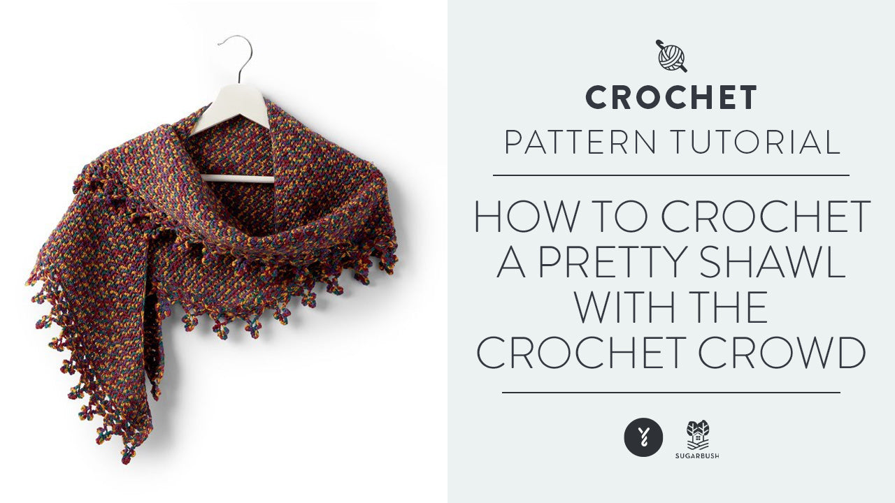 Image of How To Crochet A Pretty Shawl With The Crochet Crowd thumbnail