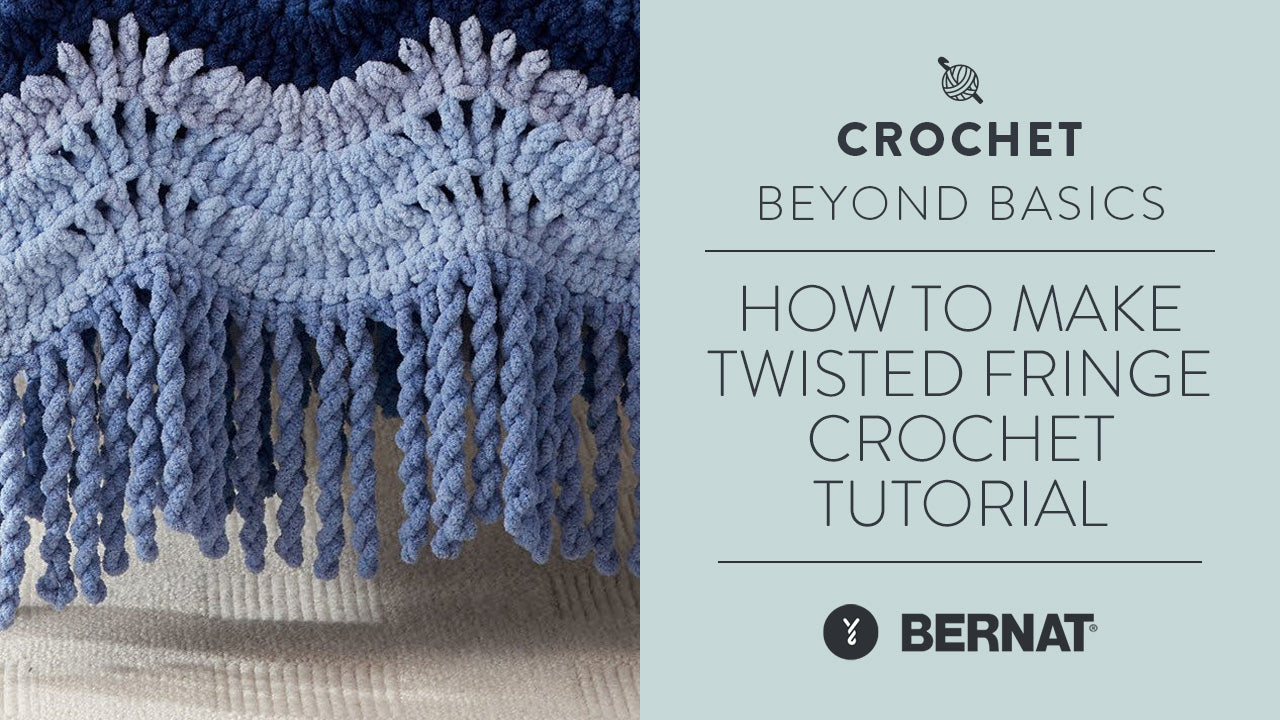 Image of How to Make Twisted Fringe | Crochet Tutorial thumbnail
