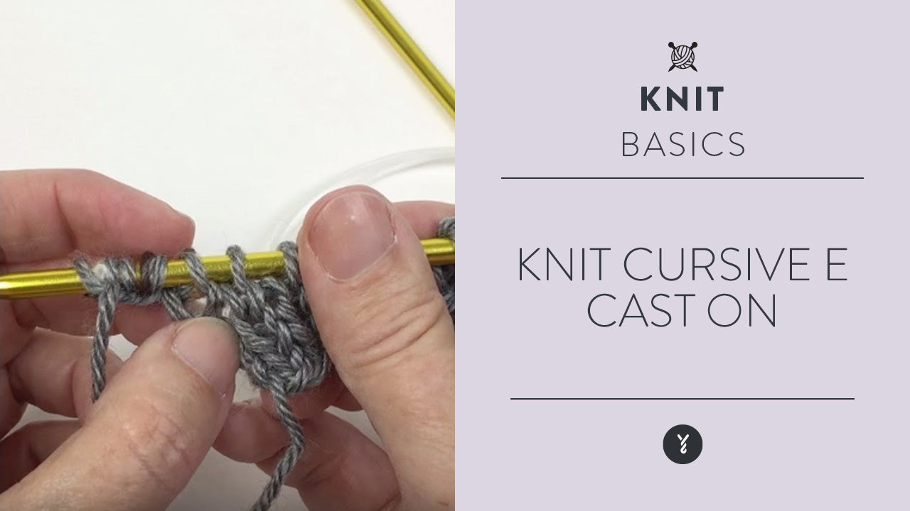 Image of Knit: Cursive E Cast On thumbnail