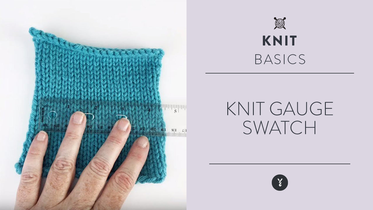 Knit Gauge Swatch Yarnspirations