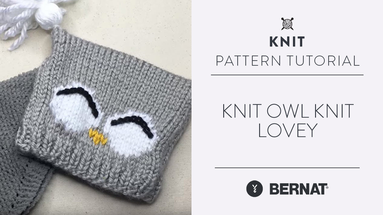 Image of Knit: Owl Knit Lovey thumbnail