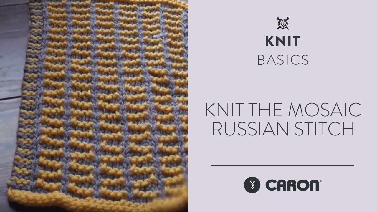 Image of Knit the Mosaic Russian Stitch thumbnail