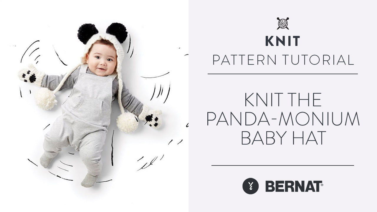 Image of Knit the Panda-monium Baby Hat thumbnail