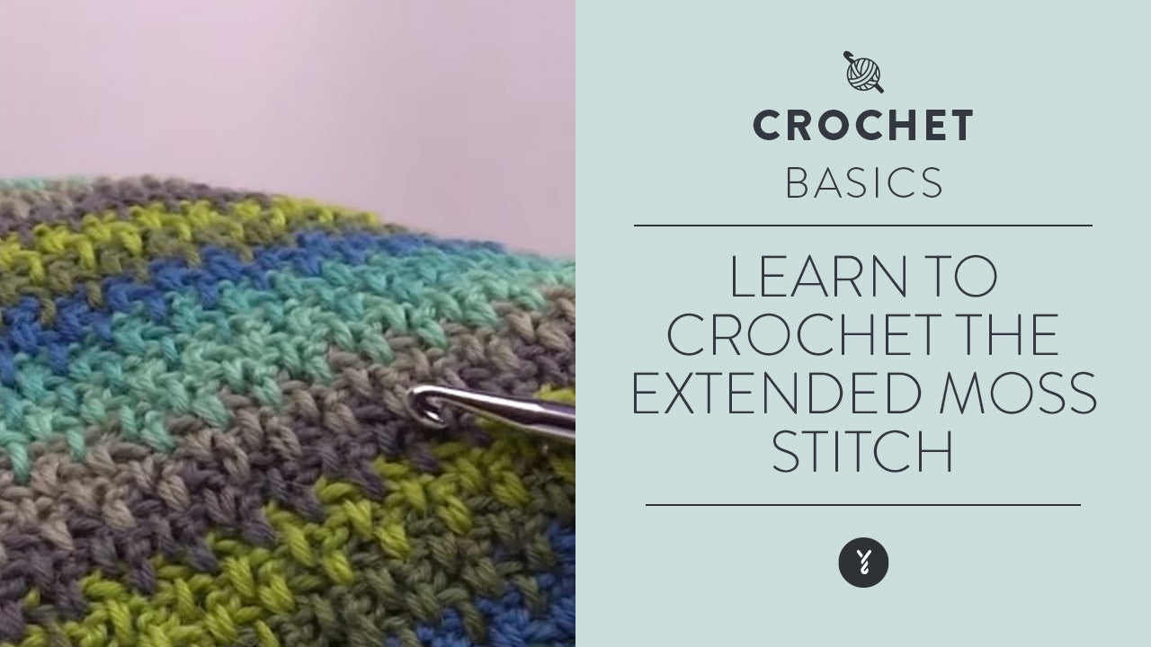 Image of Learn to Crochet the Extended Moss Stitch thumbnail
