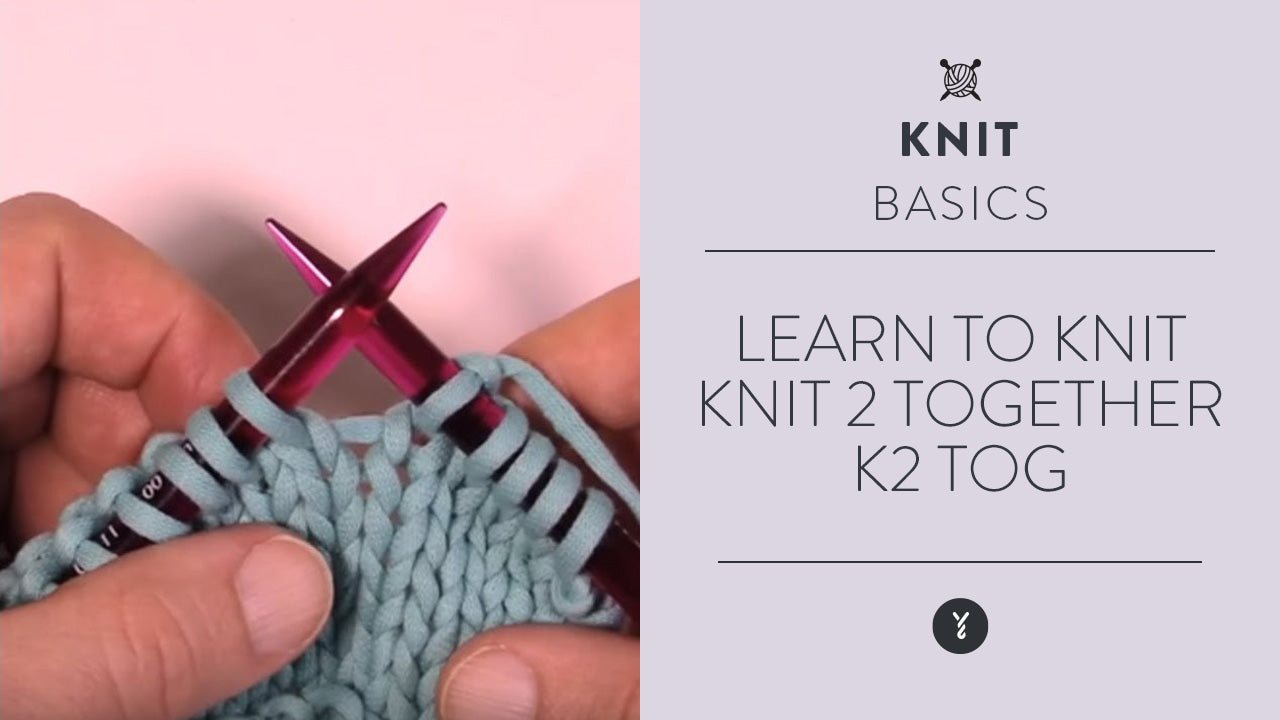 Image of Learn to Knit: Knit 2 Together - K2 Tog thumbnail