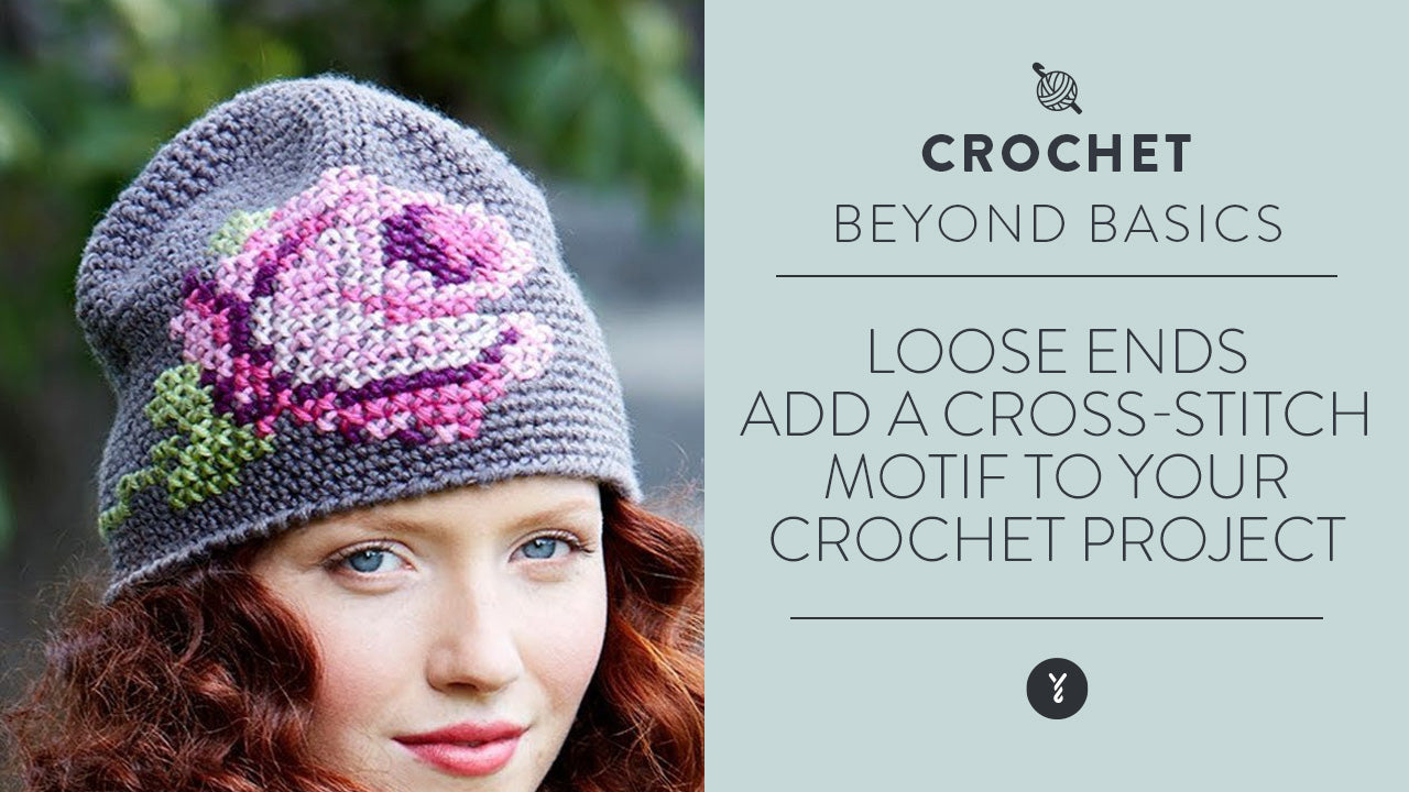 Loose Ends Add a CrossStitch Motif to your Crochet Project