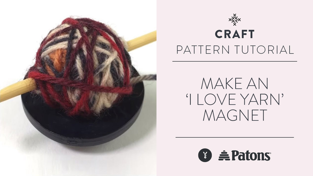 Image of Make an 'I Love Yarn' Magnet thumbnail