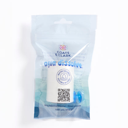 Coats & Clark Aqua Dissolve Thread (1000 Yards) 1000 Yards