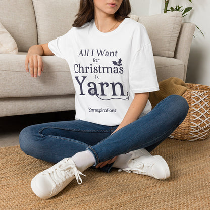 All I Want For Christmas Is Yarn T-Shirt All I Want For Christmas Is Yarn T-Shirt