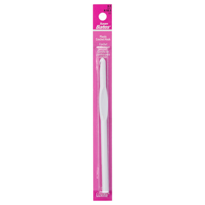 Susan Bates Luxite 5.5" Plastic Crochet Hook - Clearance Items U.S. K/10.5 (6.5 mm)