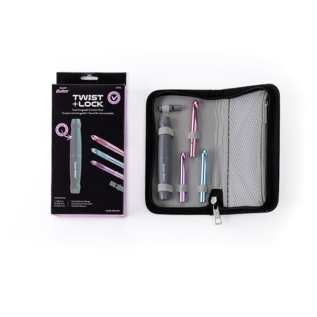 Handle And Cutter and L-M-N Hooks With Bag