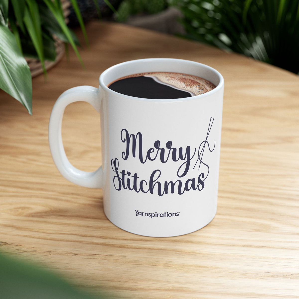Knitting Holiday Ceramic Mug | Yarnspirations