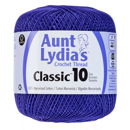 Aunt Lydia's Classic Crochet Thread Size 10 - Clearance shades Violet