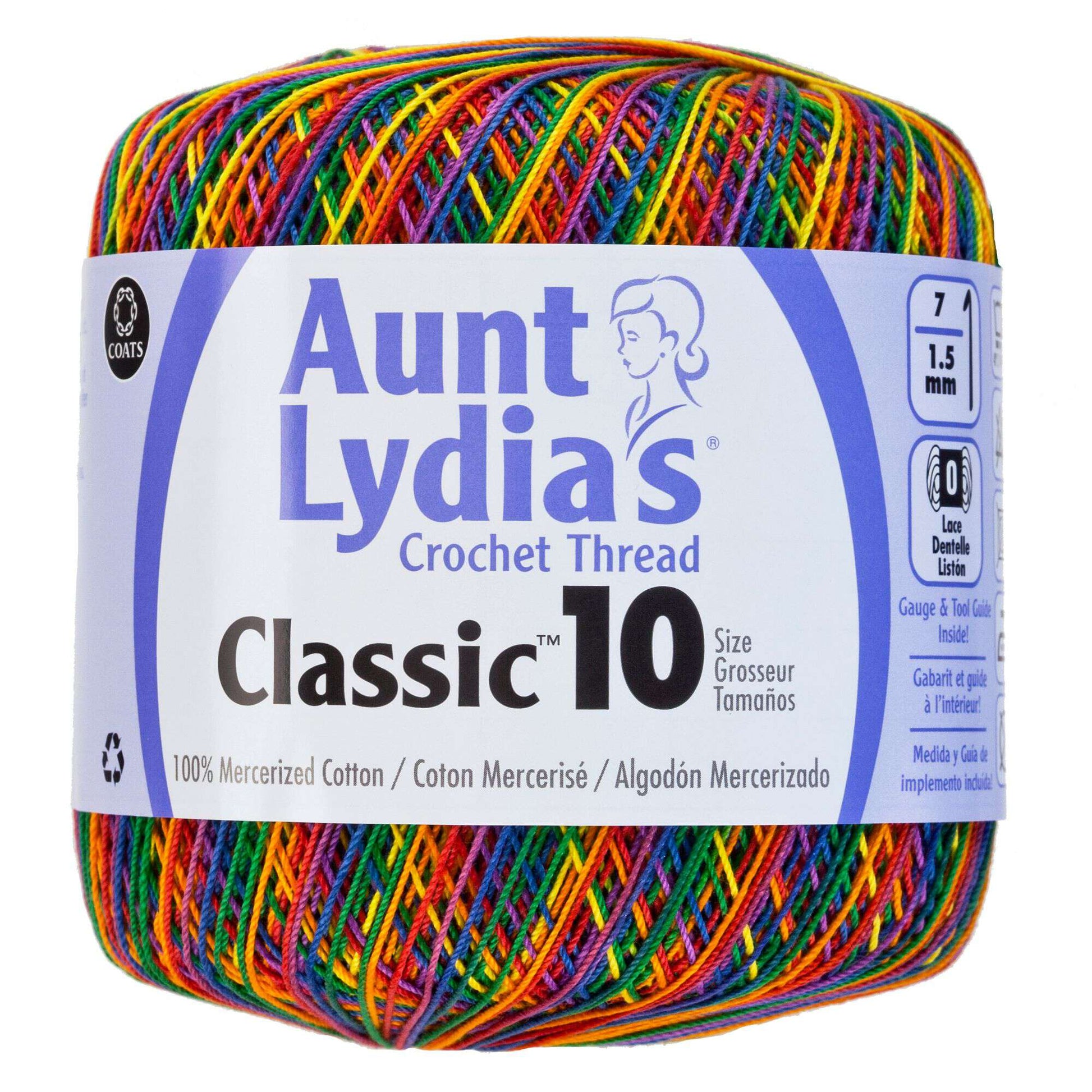 Aunt Lydia's Classic Crochet Thread Size 10 - Clearance shades Mexicana