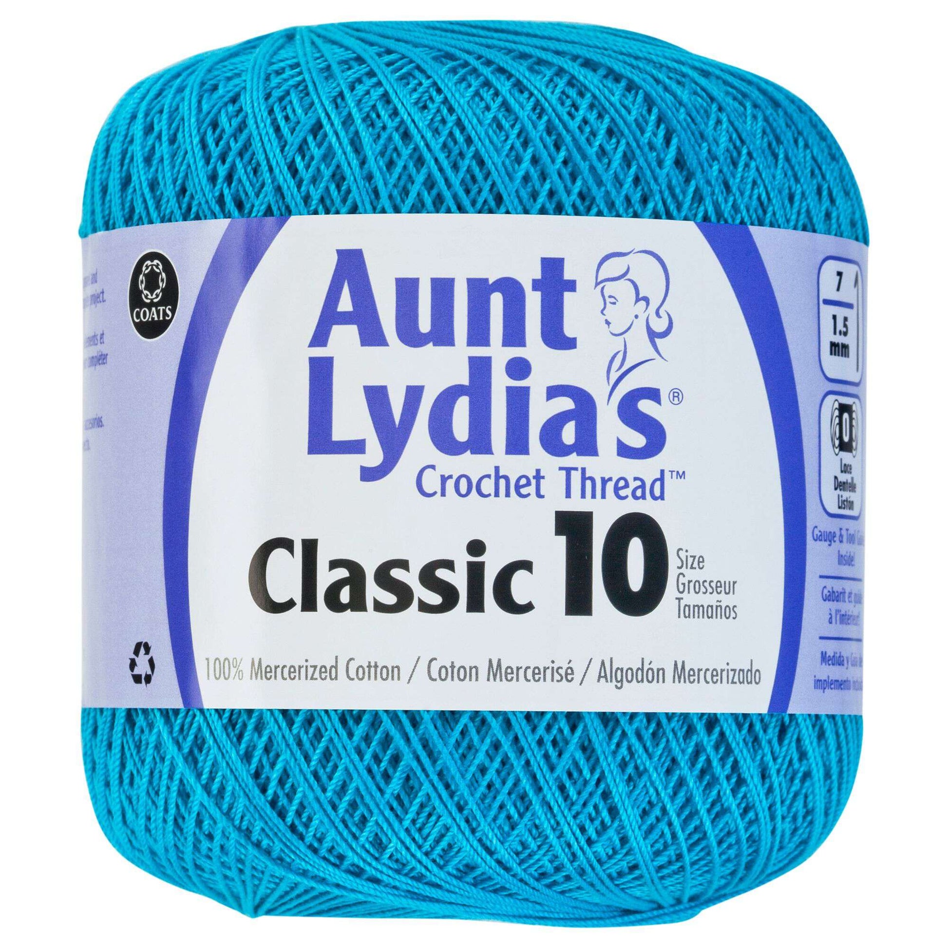 Aunt Lydia's Classic Crochet Thread Size 10 - Clearance shades Parakeet