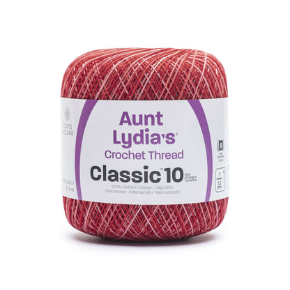 Aunt Lydia's Classic Crochet Thread Size 10 - Clearance shades Bowl Of Cherries