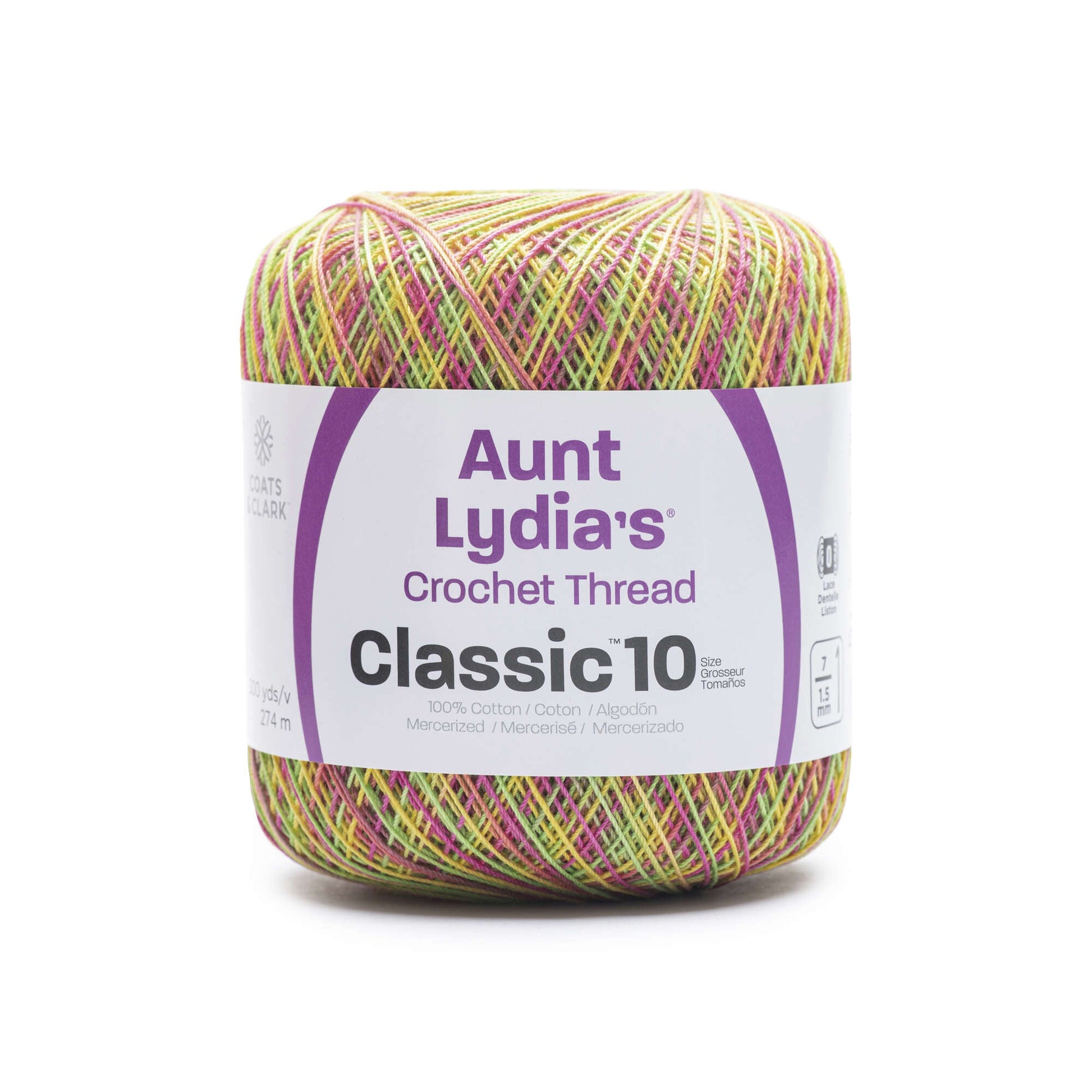 Aunt Lydia's Classic Crochet Thread Size 10 - Clearance shades Sherbert