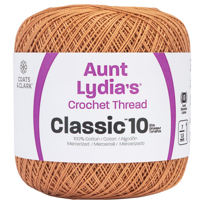 Aunt Lydia's Classic Crochet Thread Size 10 Copper Mist