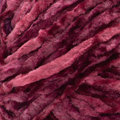 Bernat Crushed Velvet Yarn - Discontinued Shades Cranberry Cider