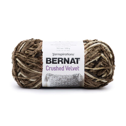 Bernat Crushed Velvet Yarn - Discontinued Shades Coffee