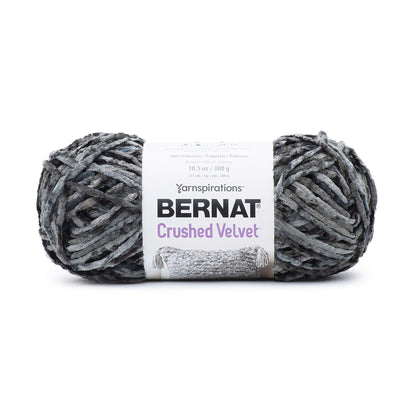 Bernat Crushed Velvet Yarn - Discontinued Shades Deep Gray