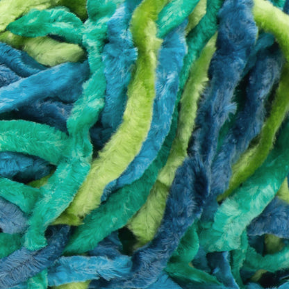 Bernat Crushed Velvet Yarn - Discontinued Shades Tropical Greens