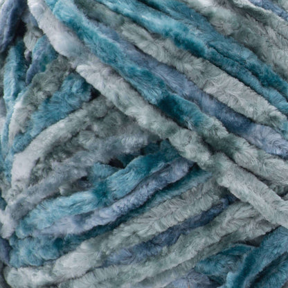 Bernat Crushed Velvet Yarn - Discontinued Shades Spruce