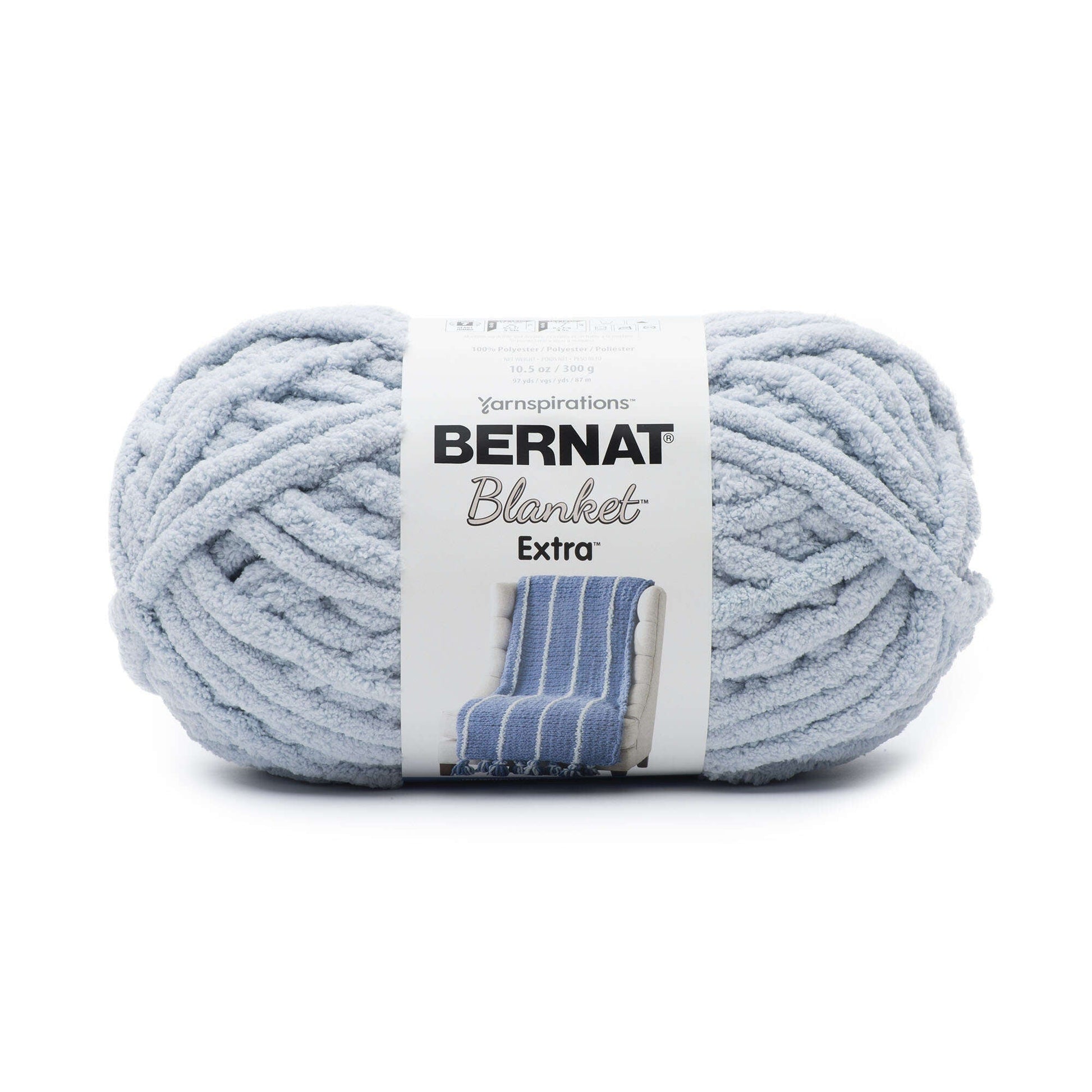 Bernat Blanket Extra Yarn (300g/10.5oz) - Clearance Shades* Softened Blue
