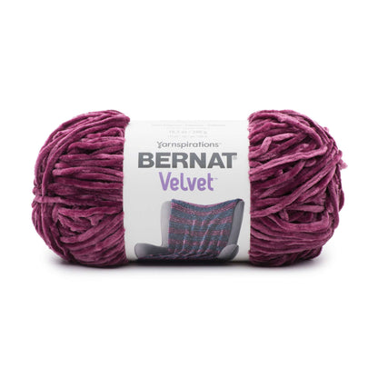 Bernat Velvet Yarn Burgundy Plum
