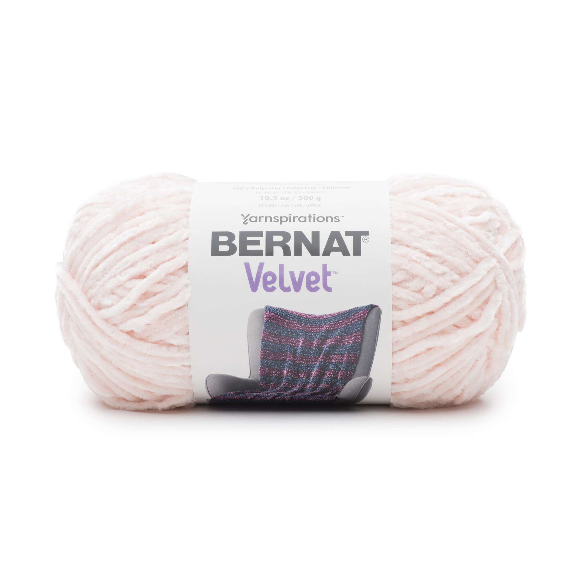 Bernat Velvet Yarn Blush Pink