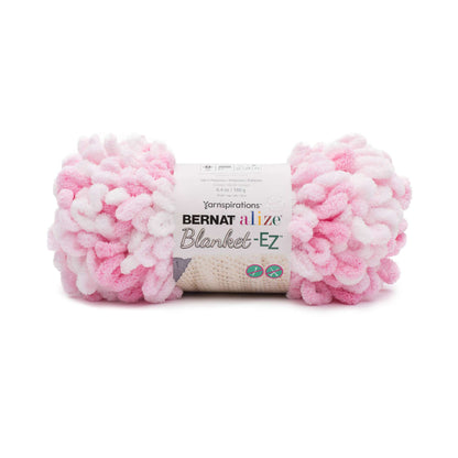 Bernat Alize Blanket-EZ Yarn - Clearance Shades White & Pink
