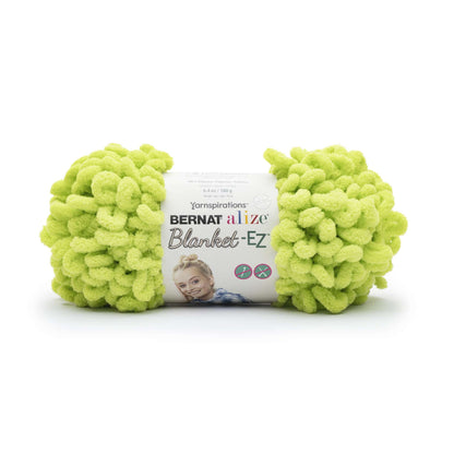 Bernat Alize Blanket-EZ Yarn - Clearance Shades Green Machine