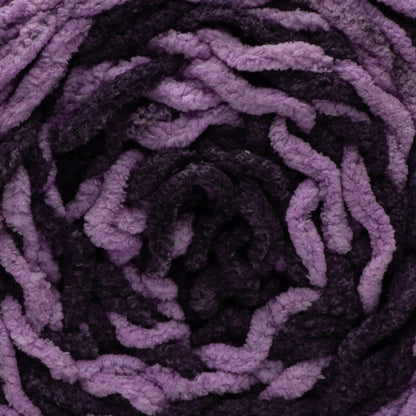 Bernat Blanket Color Pooling Yarn - Clearance Shades Eggplant Plaid
