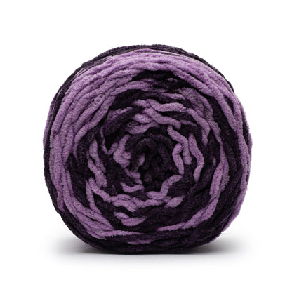 Bernat Blanket Color Pooling Yarn - Discontinued Shades Eggplant Plaid