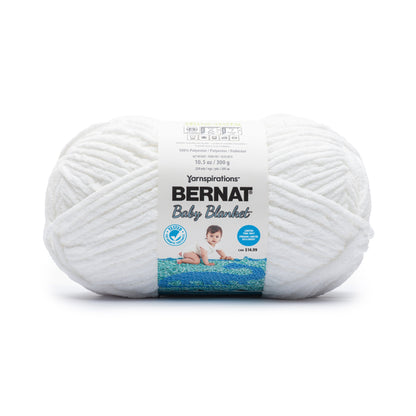 Bernat Baby Blanket Yarn (300g/10.5oz) - Clearance Shades White