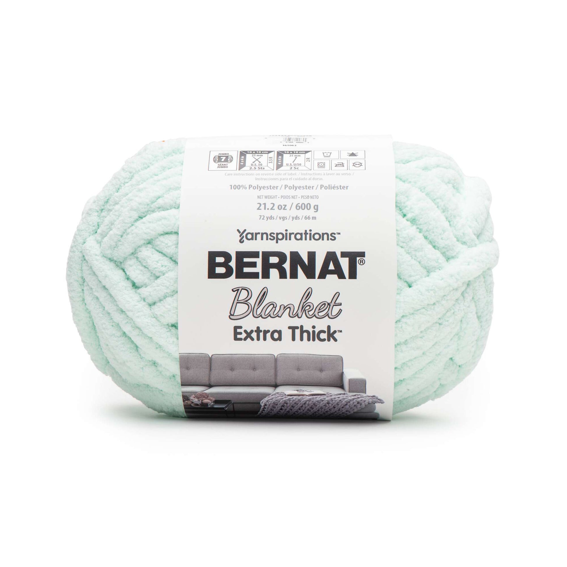 Bernat Blanket Extra Thick Yarn (600g/21.2oz) - Discontinued Shades Ice
