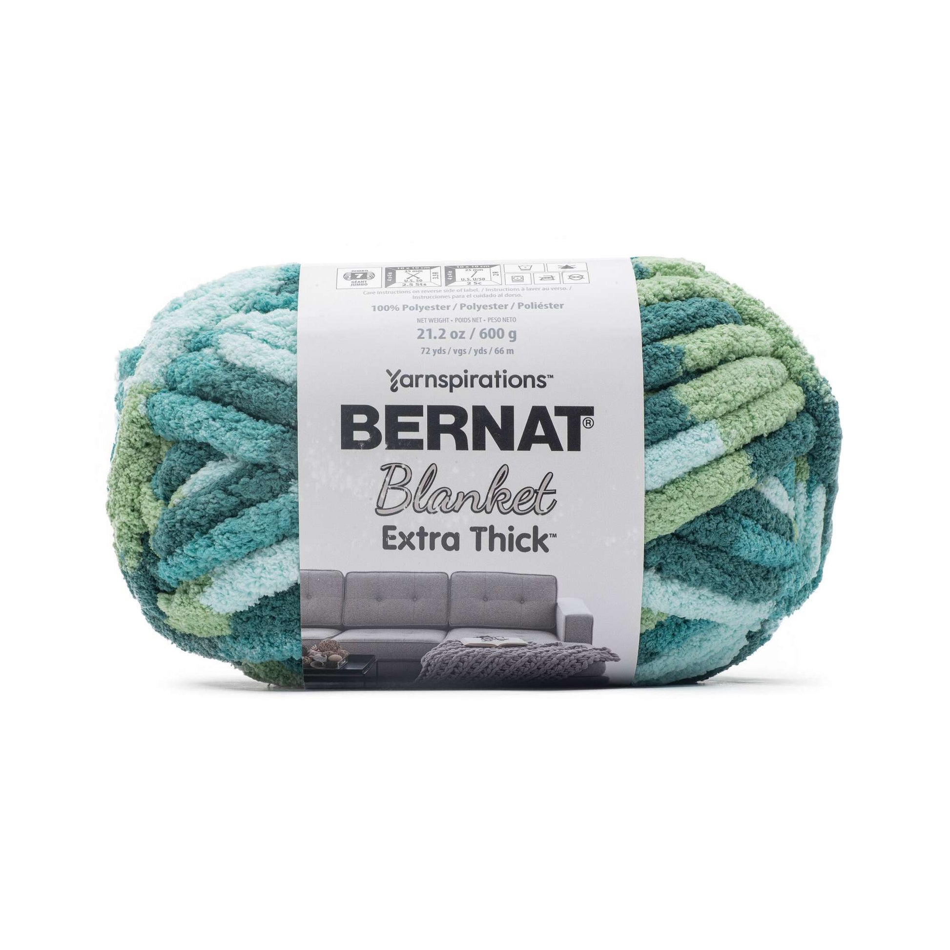 Bernat Blanket Extra Thick Yarn (600g/21.2oz) - Discontinued Shades Tropical Temptation