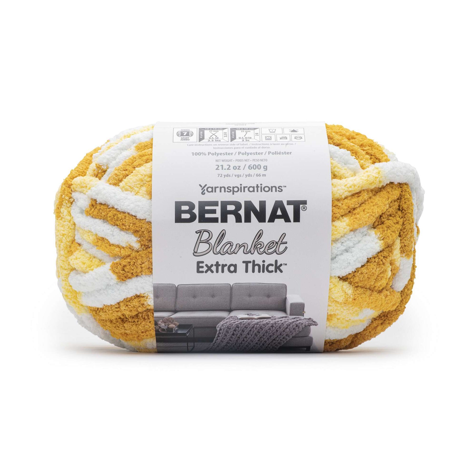 Bernat Blanket Extra Thick Yarn (600g/21.2oz) - Discontinued Shades Sunny Days