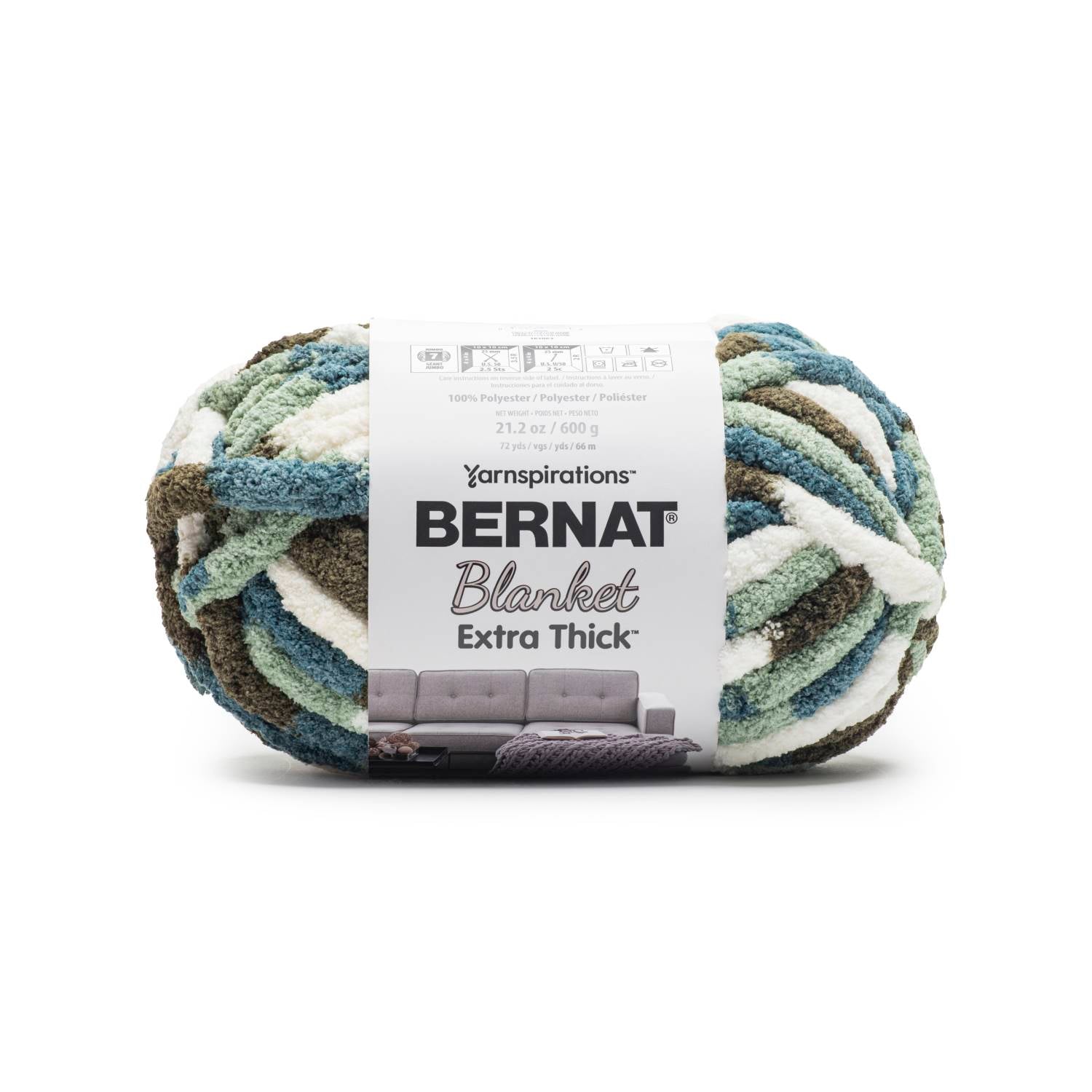 Bernat Blanket Extra Thick Yarn (600g/21.2oz) Forest Medley