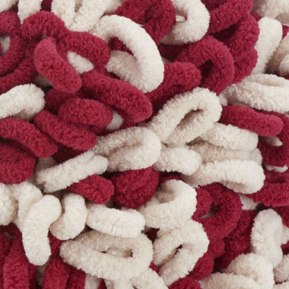 Bernat Alize Blanket-EZ Graph It Yarn - Discontinued Shades Cranberry/Ecru