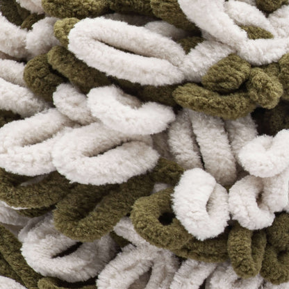 Bernat Alize Blanket-EZ Graph It Yarn - Discontinued Shades Olive/Ecru