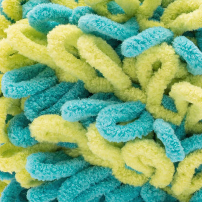 Bernat Alize Blanket-EZ Graph It Yarn - Discontinued Shades Aqua Blue Lime