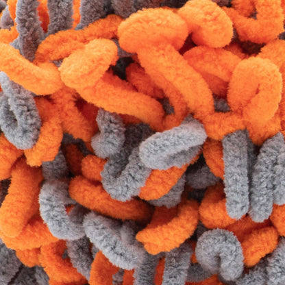 Bernat Alize Blanket-EZ Graph It Yarn - Discontinued Shades Orange Zap Steel