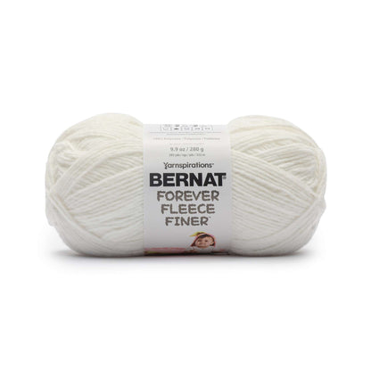 Bernat Forever Fleece Finer Yarn - Discontinued Shades White