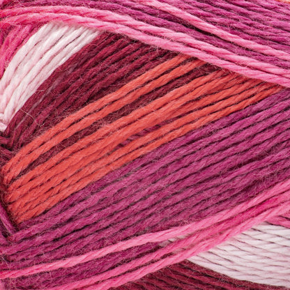 Bernat Softee Baby Stripes Yarn (250g/8.8oz) - Discontinued Shades Verry Berry